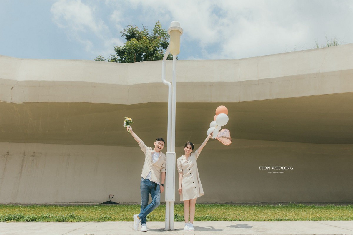 台中婚紗外拍,中央公園婚紗照,台中自然婚紗